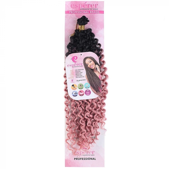 Afro Daası  / Siyah Gül Kurusu Ombreli