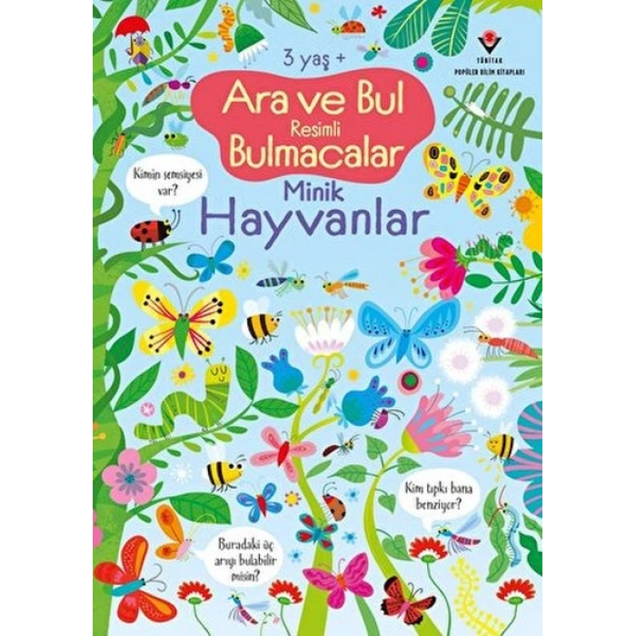 Ara ve Bul Resimli Bulmacalar Minik Hayvanlar