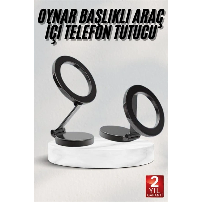 Araç Içi Telefon Tutucu İOS Uyumlu Magsafe Manyetik Mıknatıslı