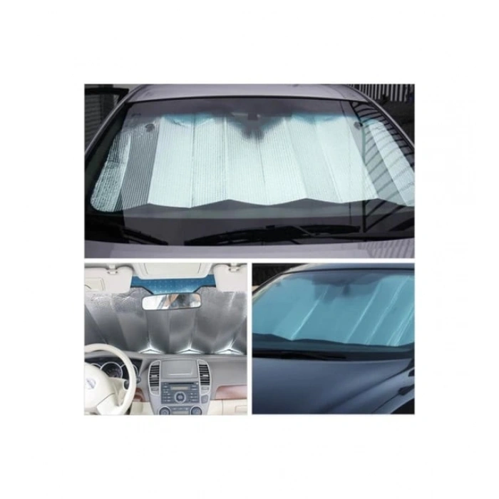 Araç Ön Cam Güneşlik Katlanabilir UV Koruma Ford Focus Renault Megane Skoda Superb Honda Civic