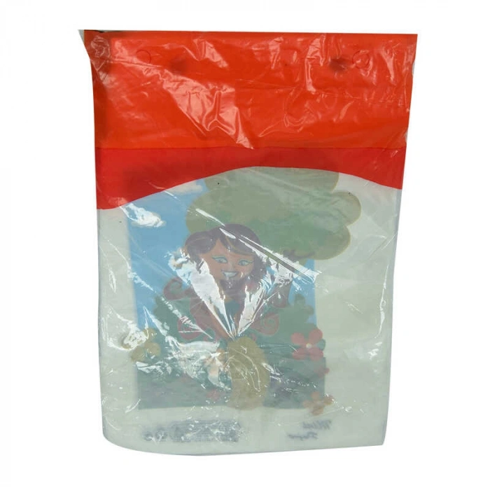 Arma Baskılı Mini Poşet Eczane Mağaza Dükkan Poşeti  Desen Renk 32X20 Cm 100 Adet No:0