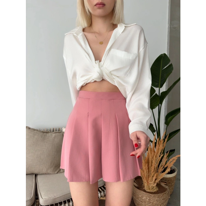 Atlas belden Pileli etek