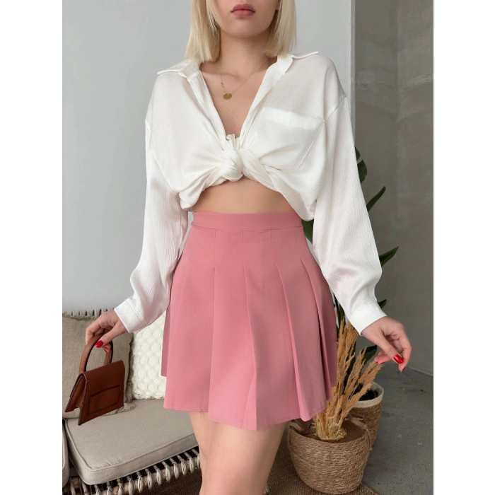 Atlas belden Pileli etek