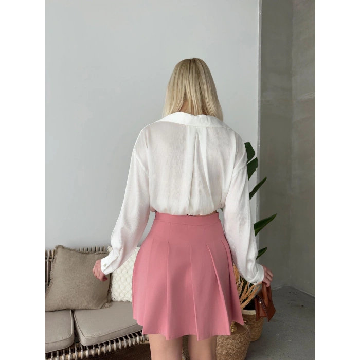 Atlas belden Pileli etek