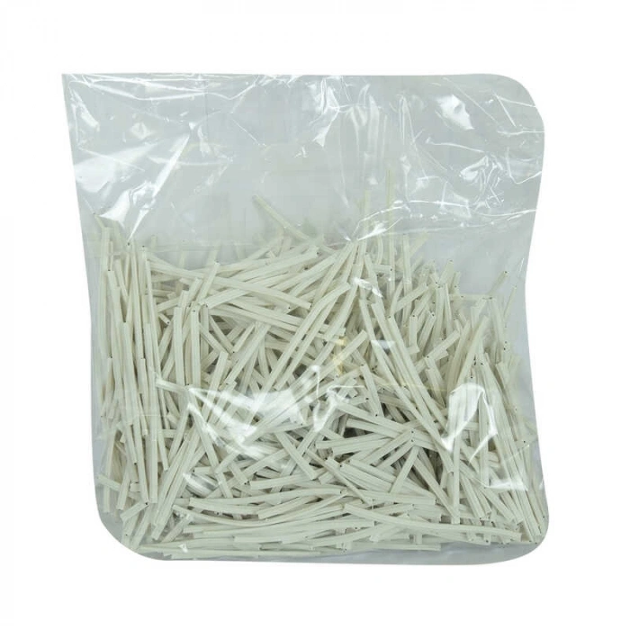Bağlama Teli Tel Klips Pvc Kaplamalı Beyaz 500 Gr Takribi 500  1 Paket