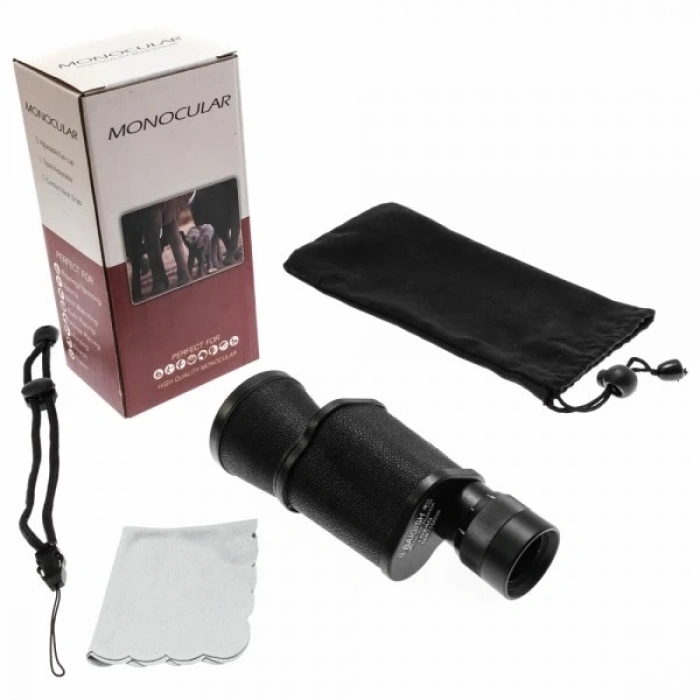Baigish 10x40 Metal Deri Kaplamalı Rus Modeli Monoküler Dürbün (  )