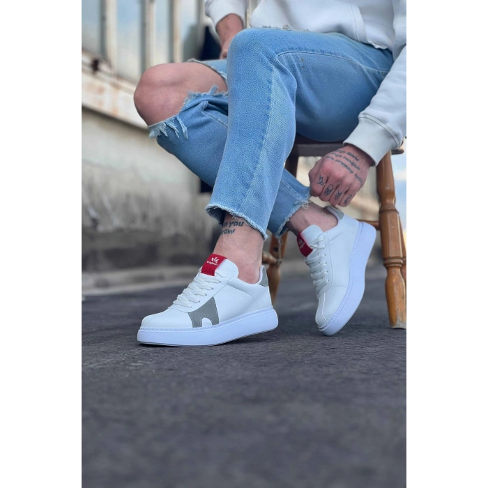 Beyaz Gri Erkek Casual Ayakkabı