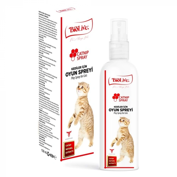 Biolive Kediler İçin Oyun Spreyi 150ml