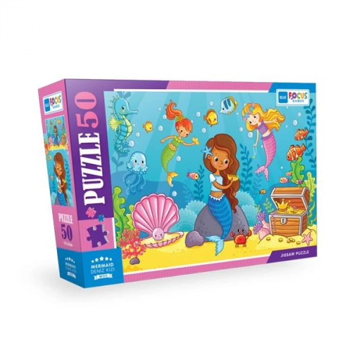 Blue Focus - Mermaid (Deniz Kızı) - Puzzle 50 Parça