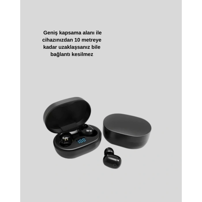 Bluetooth 5.0 Kulaklık – LED Ekranlı Şarj Kutusu Yeni Nesil
