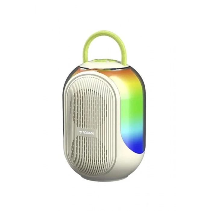 Bluetooth Hoparlör Çift Mikrofonlu Kablosuz Parti Spe Beyaz