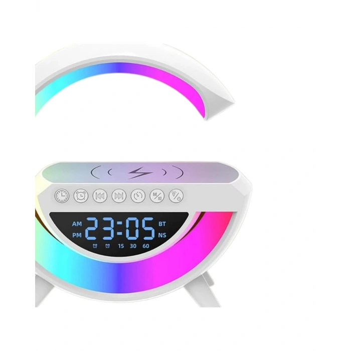 Bluetooth Hoparlör RGB Aydınlatmalı USB TF Kart FM Özellikli