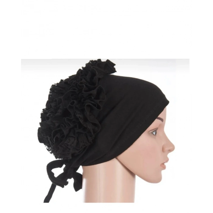 Bone  Dikişli Fırfırlı Bone Bandana (74)