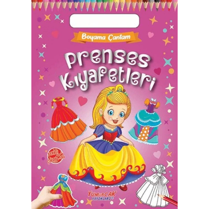 Boyama Çantam - Prenses Kıyafetleri