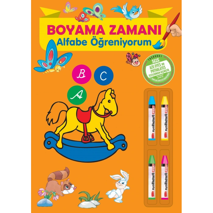 Boyama Zamanı Alfabe Öğreniyorum