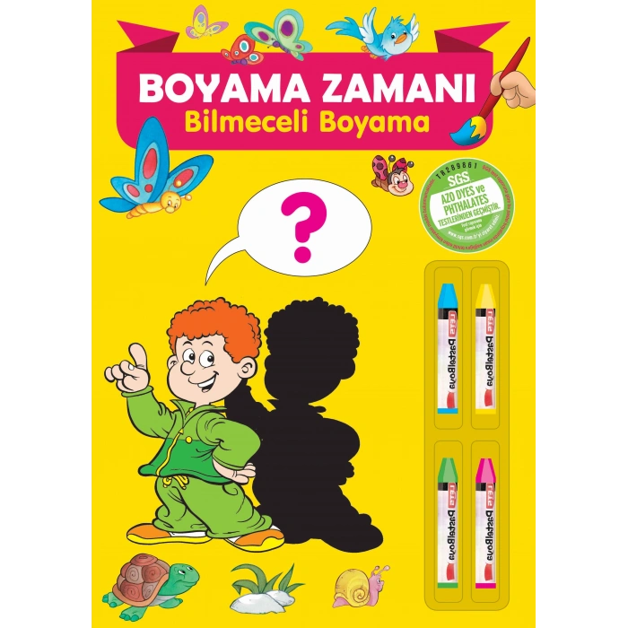 Boyama Zamanı Bilmeceli Boyama