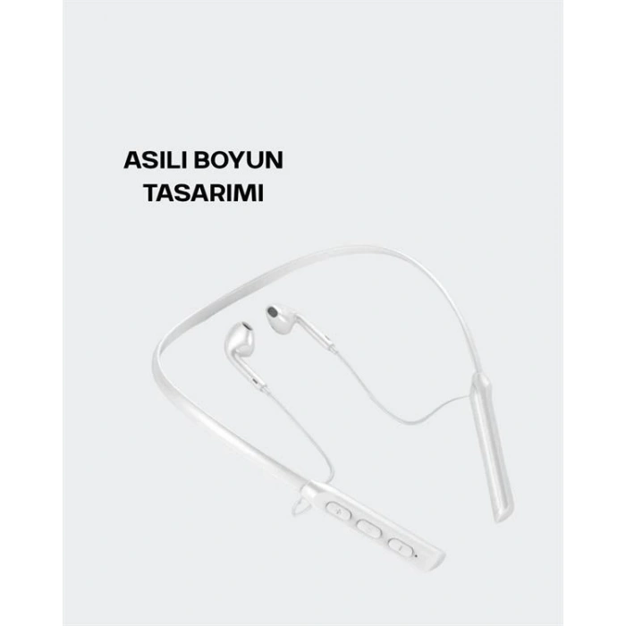 Boyun Askılı Kablosuz Kulaklık – Uzun Süreli Batarya Performansı