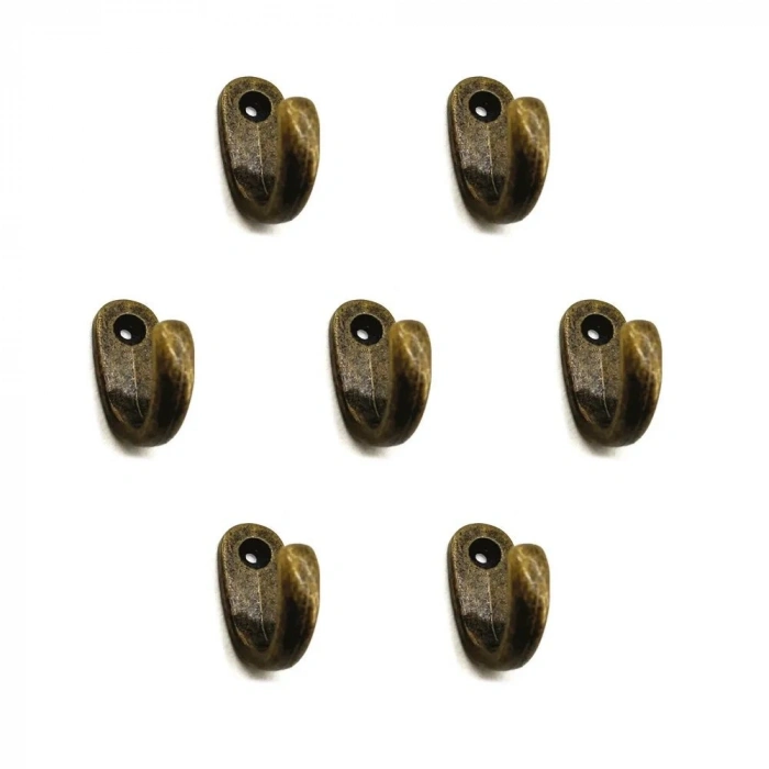 Büyük Tekli Fincan Askı, Dekor Askısı - Antik, 100 Adet, 12x23x30 Mm