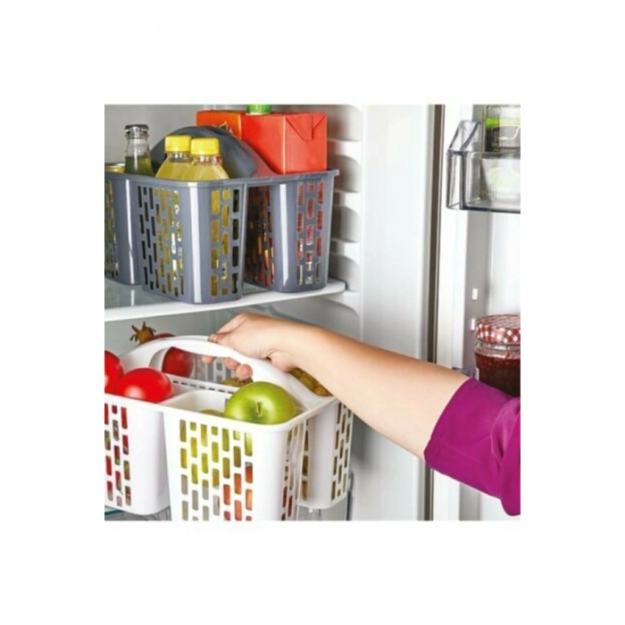 Buzdolabı Düzenleyici Sepet  Gri (74)