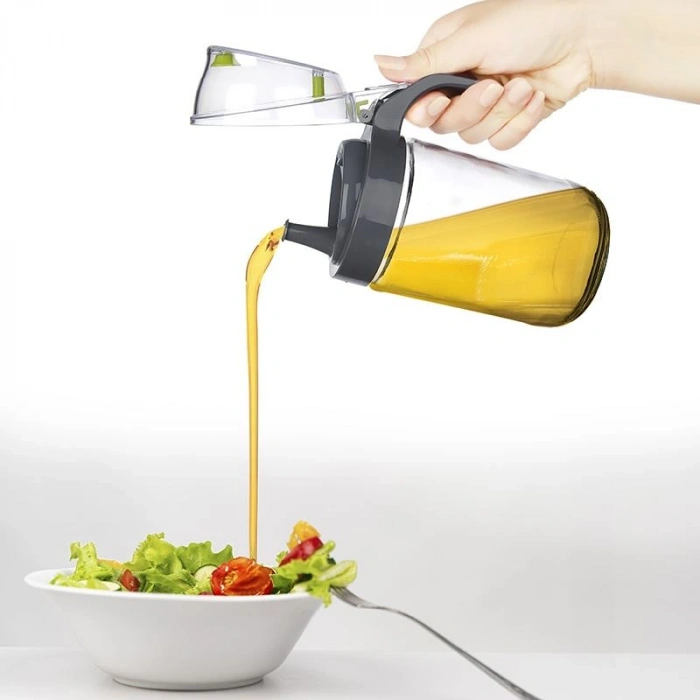Cam Yağdanlık - Kulplu Sirkelik Sosluk 660ML (74)