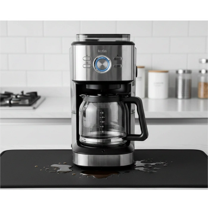 Çay Makinesi Altlığı Su Emici Kaymaz Taban Tezgah Koruyucu Kurulama Matı