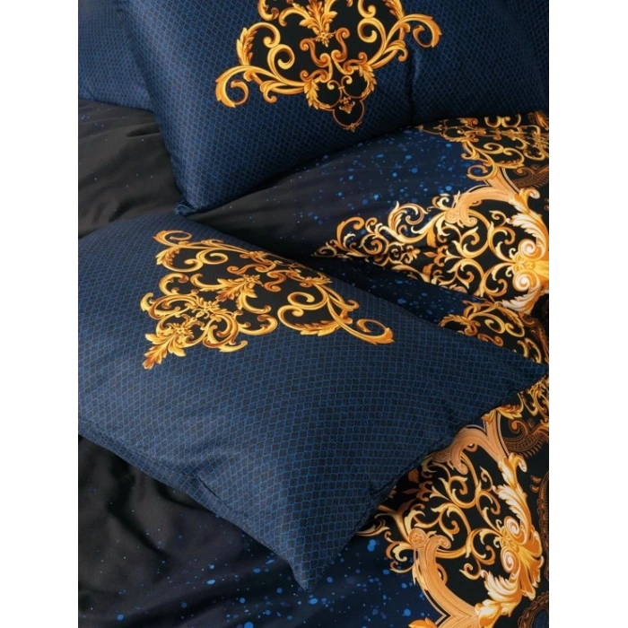 ce Saten Çift Kişilik Nev Takımı Tutsu Lacivert