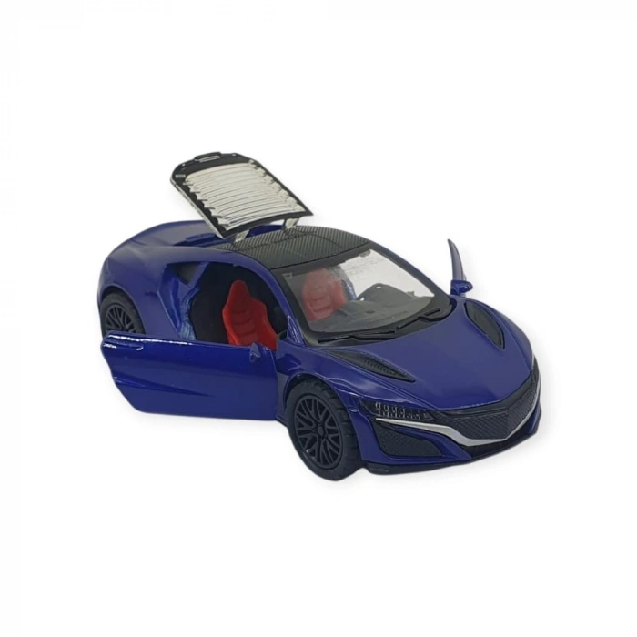 Çek Bırak Araba Metal - 3691C - Mavi - 1 ADET