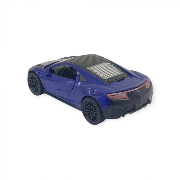 Çek Bırak Araba Metal - 3691C - Mavi - 1 ADET