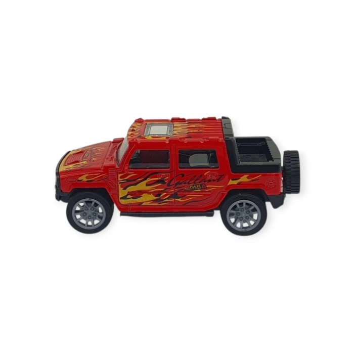 Çek Bırak Araba Metal -K137A7 - Kırmızı - 1 ADET