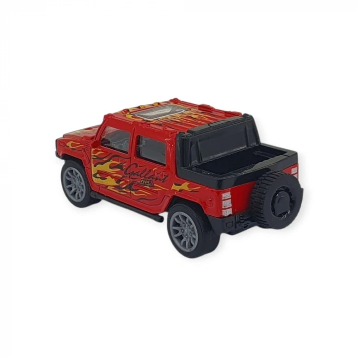 Çek Bırak Araba Metal -K137A7 - Kırmızı - 1 ADET