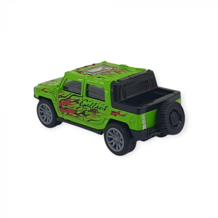 Çek Bırak Araba Metal -K137A7 - Yeşil - 1 ADET