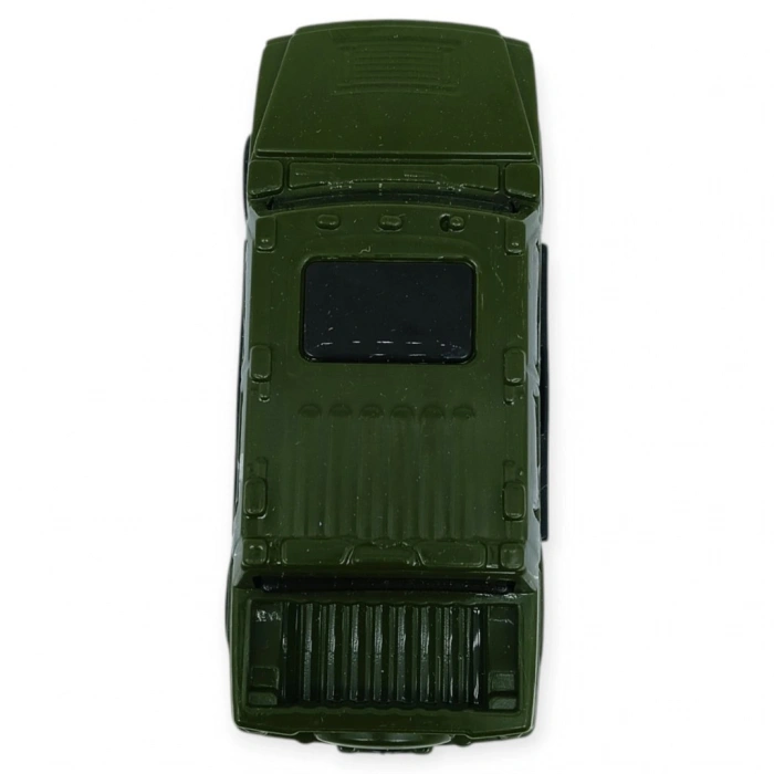 Çek Bırak Arabalar 10 Cm - Yeşil Çift Kabin Pick-Up - 1 ADET