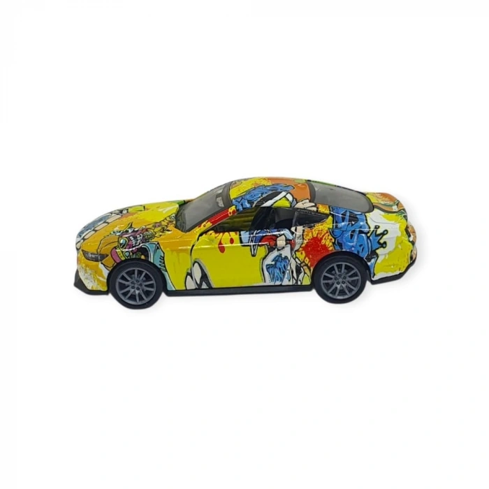 Çek Bırak Grafity Araba Metal -K174C1 - Sarı - 1 ADET