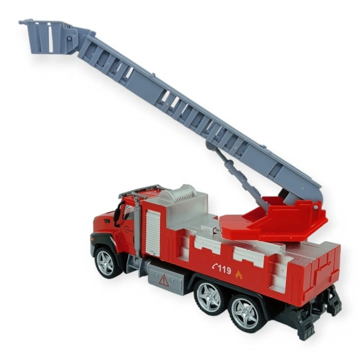 Çek Bırak İtfaiye Arabası 21 cm - Merdivenli - 1 ADET