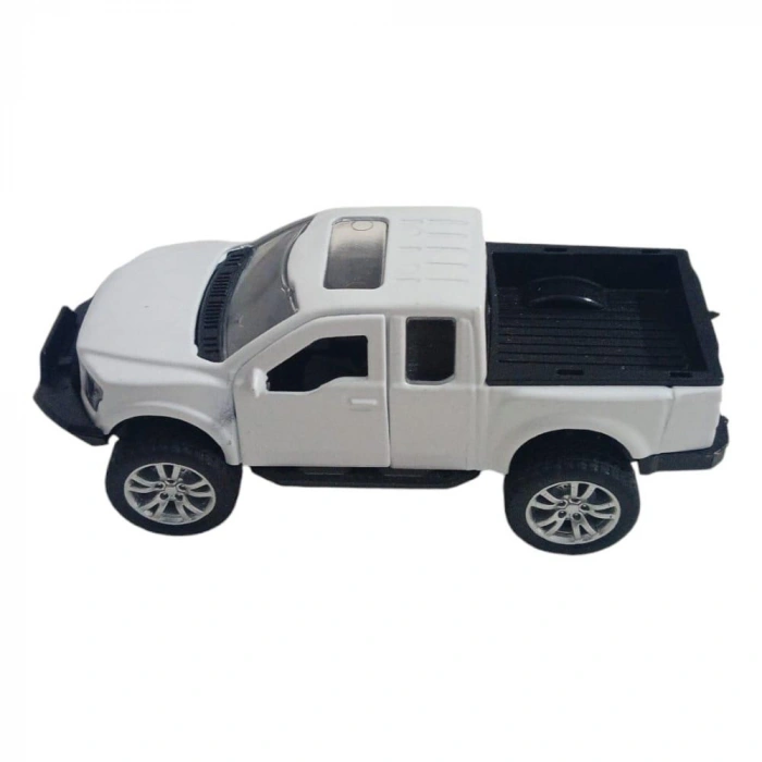 Çek Bırak Metal Arazi Aracı 13 cm - Beyaz - 1 ADET