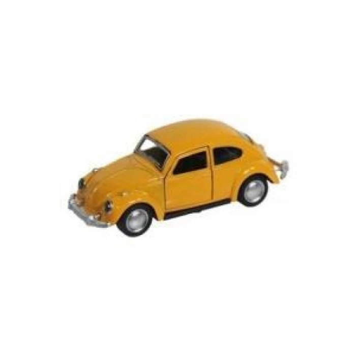 Çek Bırak Metal Retro Vosvos Araba  - 6636-18T - 1 ADET