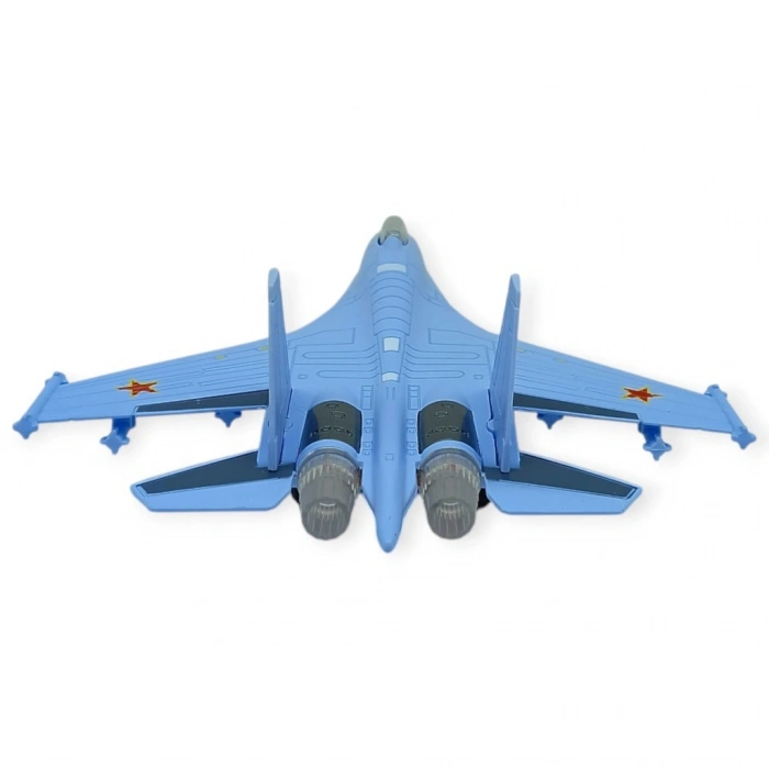 Çek Bırak Metal Uçak Sesli Işıklı 22 cm - 1 ADET