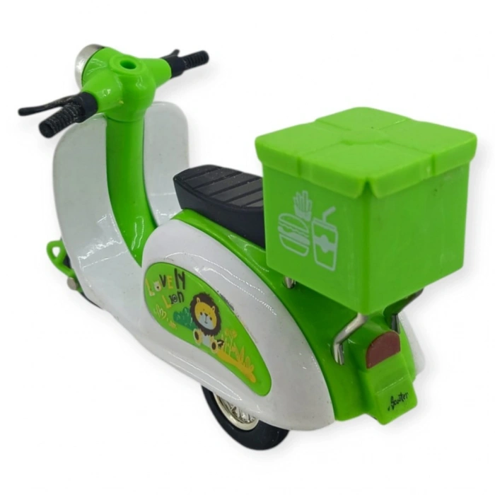 Çek Bırak Metal Vespa Motor  Cm - FY361A-D-YEŞİL - 1 ADET