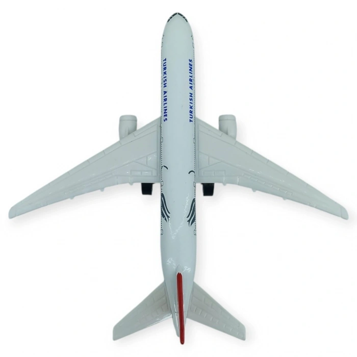 Çek Bırak Metal Yolcu Uçağı - 15 cm - Küçük Boy - 1 ADET