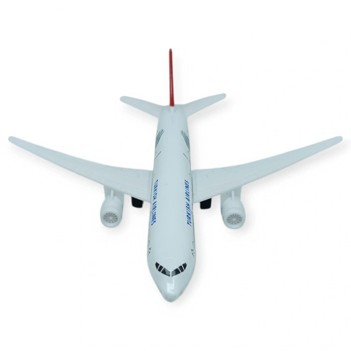 Çek Bırak Metal Yolcu Uçağı - 15 cm - Küçük Boy - 1 ADET