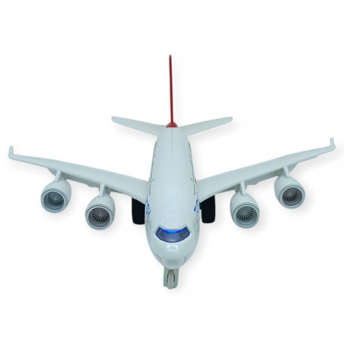 Çek Bırak Metal Yolcu Uçağı - 21 cm - Büyük Boy - 1 ADET