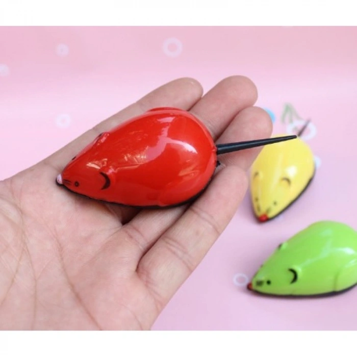 Çek Bırak Renkli Hareketli Fare 9×3.5×3CM Karışık Renklerde 1 Adet