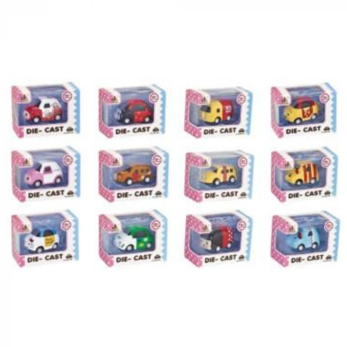 - ÇEKBIRAK MİNİ SEVİMLİ ARABALAR 24 - 1 ADET
