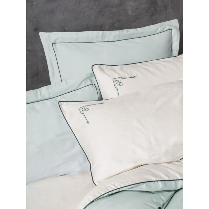 Çift Kişilik Elit Saten Nev Takımı Vanko Mint