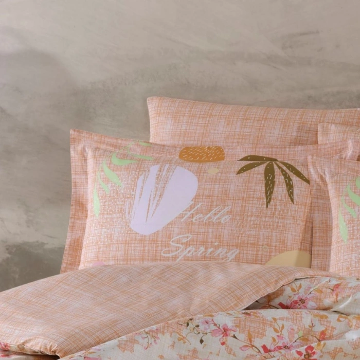 Çift Kişilik Poplin Nev Lily Somon