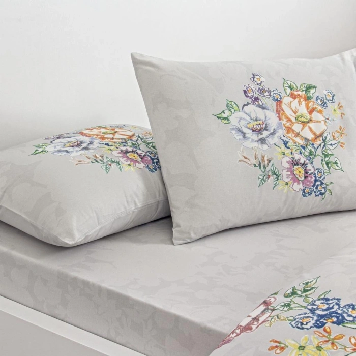 Çift Kişilik Ranforce Nev Takımı Fiora Gri