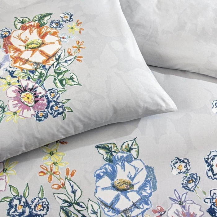 Çift Kişilik Ranforce Nev Takımı Fiora Gri