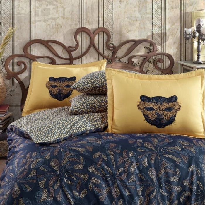 Çift Kişilik Saten Nev Caprice Sarı