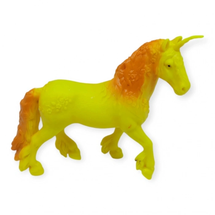 Çiftlik Hayvanları Serisi - Efsanevi Unicorn  cm - Sarı - Tcu - 1 ADET