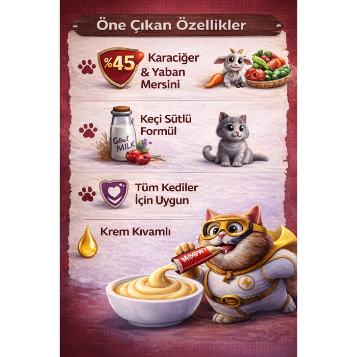 Ciğerli Kızılcıklı Keçi Sütlü Kedi a Ödülü 6x12g